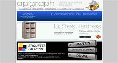 Desktop Screenshot of apigraph.fr