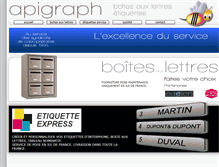 Tablet Screenshot of apigraph.fr